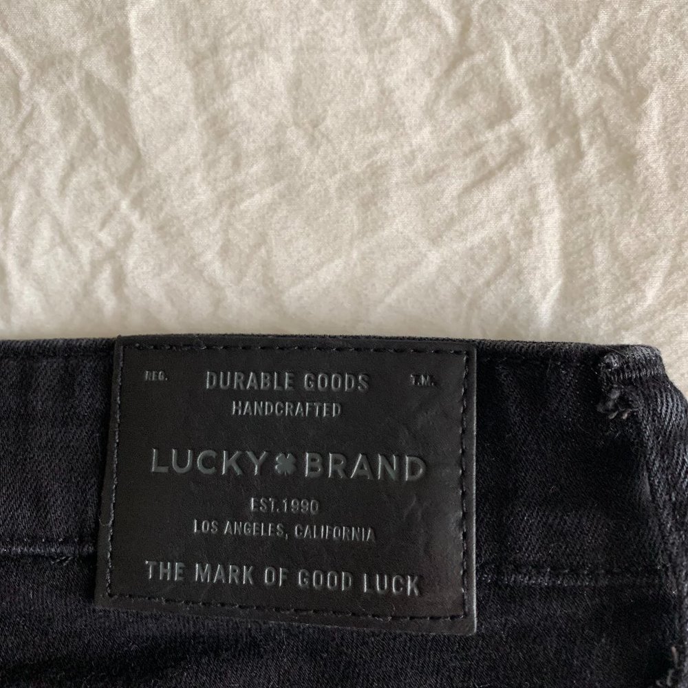 Women's Lucky Brand Black Denim Cut Off Shorts